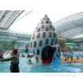 Multi level Platform Shell Spray Aquasplash Water Park Amus